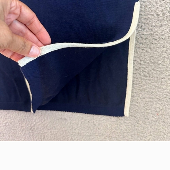 J. Crew Kaya Tipped Sweater Dress (Missing Belt) - Picture 9 of 12